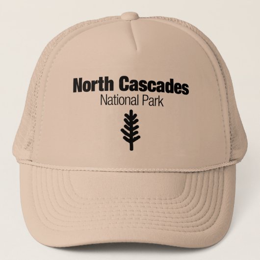 Nationaal park North Cascades Trucker Pet (Voorkant)