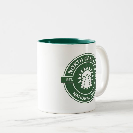 Nationaal park North Cascades Tweekleurige Koffiemok (Voorkant rechts)