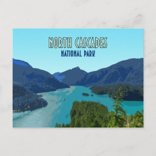 Nationaal park North Cascades Washington Briefkaart