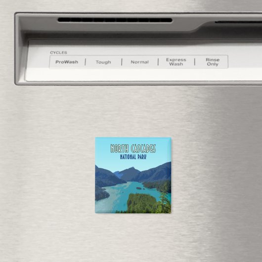 Nationaal park North Cascades Washington Magneet (Insitu (Vaatwasser))