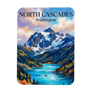 Nationaal park North Cascades Washington Magneet