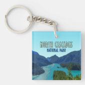Nationaal park North Cascades Washington Sleutelhanger (Voorkant)