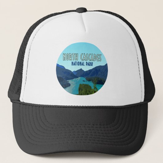 Nationaal park North Cascades Washington Trucker Pet (Voorkant)