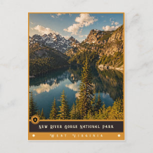 Nationaal park North Cascades Washington Vintag Briefkaart