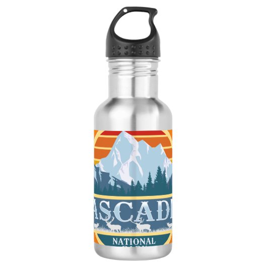 Nationaal park North Cascades Waterfles (Voorkant)
