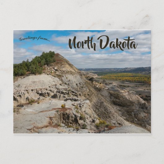 Nationaal park North Dakota Theodore Roosevelt Briefkaart (Voorkant)