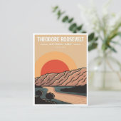 Nationaal park North Dakota Theodore Roosevelt Briefkaart (Staand voorkant)