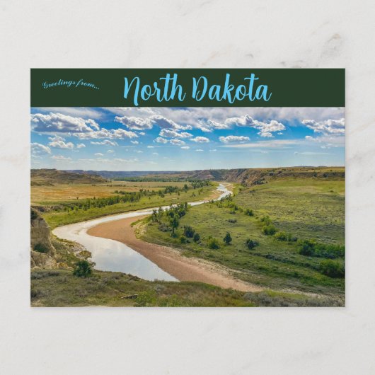 Nationaal park North Dakota Theodore Roosevelt Briefkaart (Voorkant)
