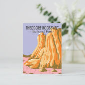 Nationaal park North Dakota Theodore Roosevelt Briefkaart (Staand voorkant)