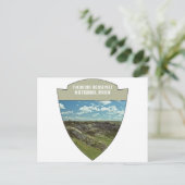 Nationaal park North Dakota Theodore Roosevelt Briefkaart (Staand voorkant)