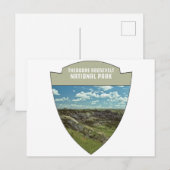 Nationaal park North Dakota Theodore Roosevelt Briefkaart (Voorkant / Achterkant)