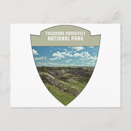 Nationaal park North Dakota Theodore Roosevelt Briefkaart (Voorkant)