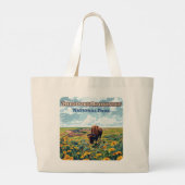 Nationaal park North Dakota Theodore Roosevelt Grote Tote Bag (Achterkant)