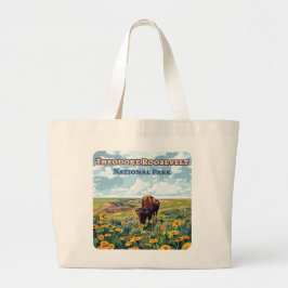 Nationaal park North Dakota Theodore Roosevelt Grote Tote Bag