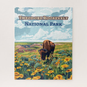 Nationaal park North Dakota Theodore Roosevelt Legpuzzel