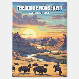 Nationaal park North Dakota Theodore Roosevelt Magneet
