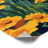 Nationaal park North Dakota Theodore Roosevelt Poster (Hoek)