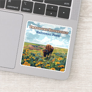 Nationaal park North Dakota Theodore Roosevelt Sticker
