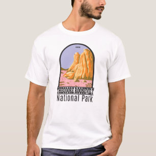 Nationaal park North Dakota Theodore Roosevelt T-shirt
