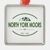 Nationaal park North York Moors Metalen Ornament (Voorkant)