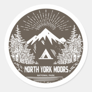 Nationaal park North York Moors Ronde Sticker