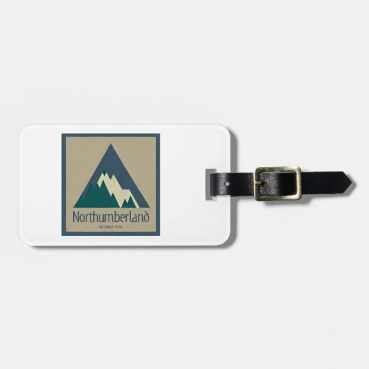 Nationaal park Northumberland Bagagelabel (Voorkant horizontaal)