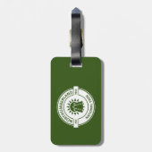 Nationaal park Northumberland Sun Trees Bagagelabel (Achterkant verticaal)