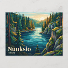 Nationaal park Nuuksio Finland Briefkaart