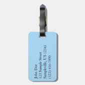 Nationaal Park Oasis Palms bij Joshua Bagagelabel (Achterkant verticaal)