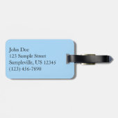 Nationaal Park Oasis Palms bij Joshua Bagagelabel (Achterkant horizontaal)