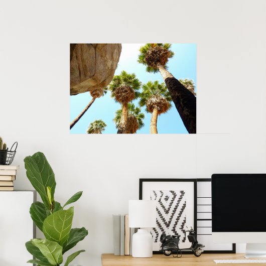 Nationaal Park Oasis Palms bij Joshua Poster (Thuiskantoor)