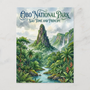 Nationaal park Obo Sao Tomé en Principe Briefkaart