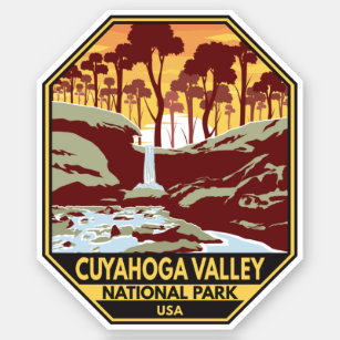 Nationaal park Ohio  Emblem Sticker