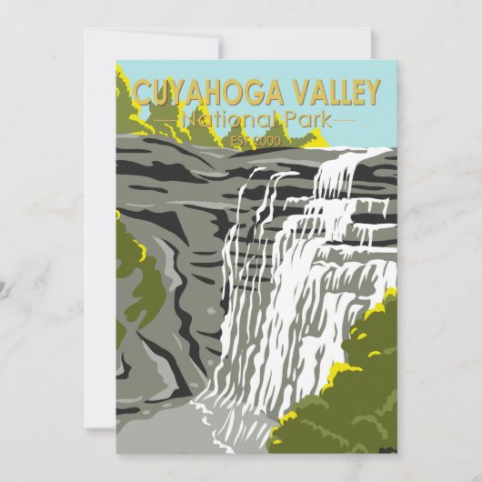 Nationaal Park Ohio  Feestdagenkaart (Voorkant)