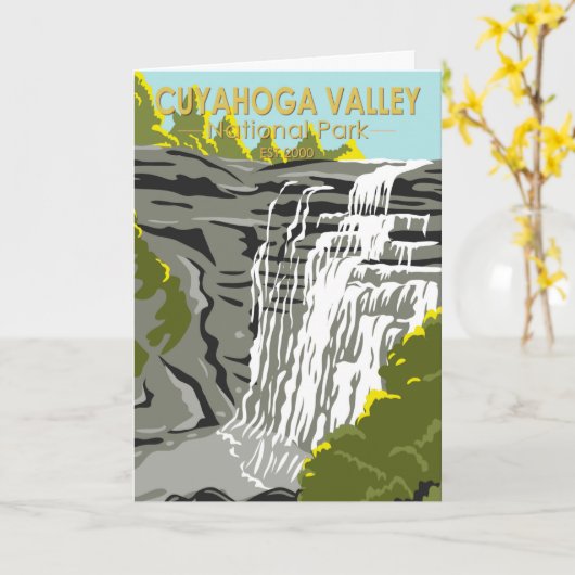 Nationaal Park Ohio Kaart (Gele Bloem)