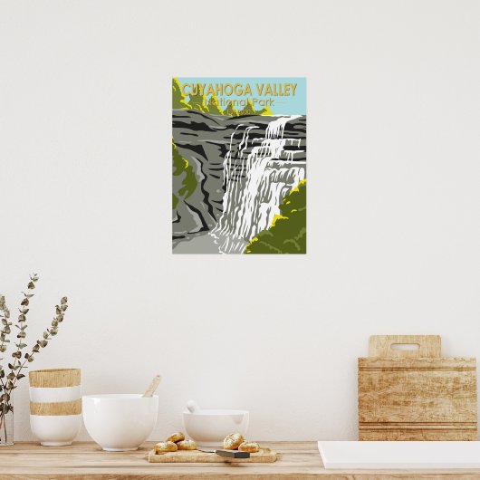 Nationaal Park Ohio  Poster (Keuken)