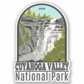 Nationaal Park Ohio  Sticker (Voorkant)
