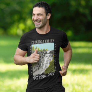 Nationaal park Ohio, verstoord door de Cuyahoga Va T-shirt