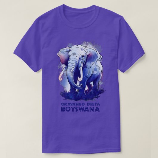Nationaal park Okavango Delta Botswana Safari T-shirt (Design voorkant)