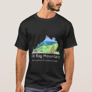 Nationaal park Old Rag Mountain Shenandoah Va T-Sh T-shirt
