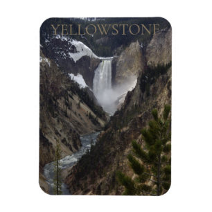Nationaal park onderaan Herfsten Yellowstone  Magneet