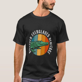Nationaal Park ONTDEK EVERGLADES Florida Grappig E T-shirt