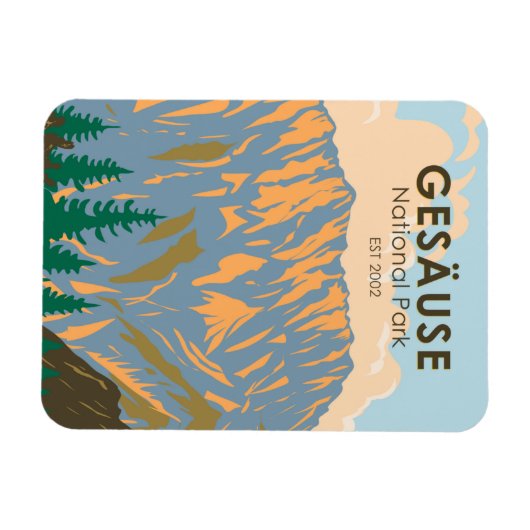 Nationaal Park Oostenrijk  Magneet (Horizontaal)