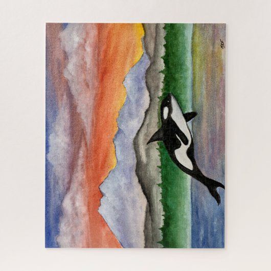 Nationaal park Orca Jigzaag Puzzle Legpuzzel (Verticaal)