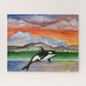 Nationaal park Orca Jigzaag Puzzle Legpuzzel (Horizontaal)