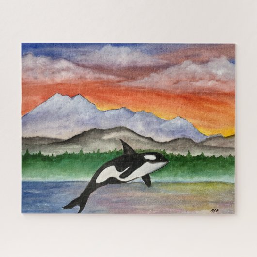 Nationaal park Orca Jigzaag Puzzle Legpuzzel (Horizontaal)