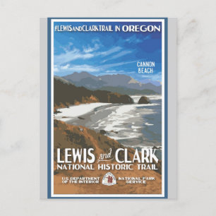 nationaal park Oregon Cannon Briefkaart