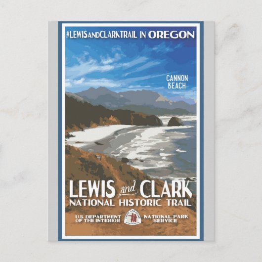  nationaal park Oregon Cannon Briefkaart (Voorkant)