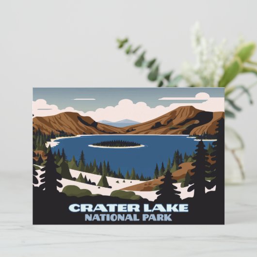 Nationaal park Oregon Kaart (Staand voorkant)