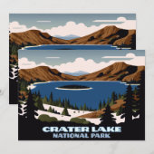 Nationaal park Oregon Kaart (Voorkant / Achterkant)